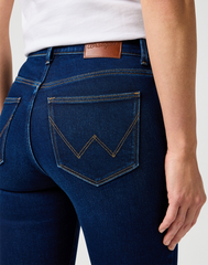 DAMSKIE SPODNIE JEANSOWE WRANGLER HIGH SKINNY CLASSIC INDIGO 112362301