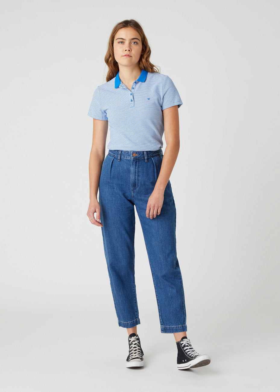 DAMSKIE SPODNIE JEANSOWE WRANGLER MOM CHINO LAKE SIDE W22H-ZB-26K 112127816