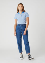 DAMSKIE SPODNIE JEANSOWE WRANGLER MOM CHINO LAKE SIDE W22H-ZB-26K 112127816