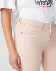 DAMSKIE SPODNIE JEANSOWE WRANGLER SKINNY CROP NATURAL PINK W28M-JT-30L 112128465