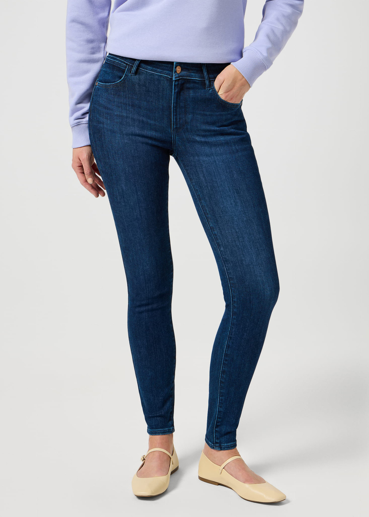 DAMSKIE SPODNIE JEANSOWE WRANGLER SKINNY GOLDEN YEARS 112355302