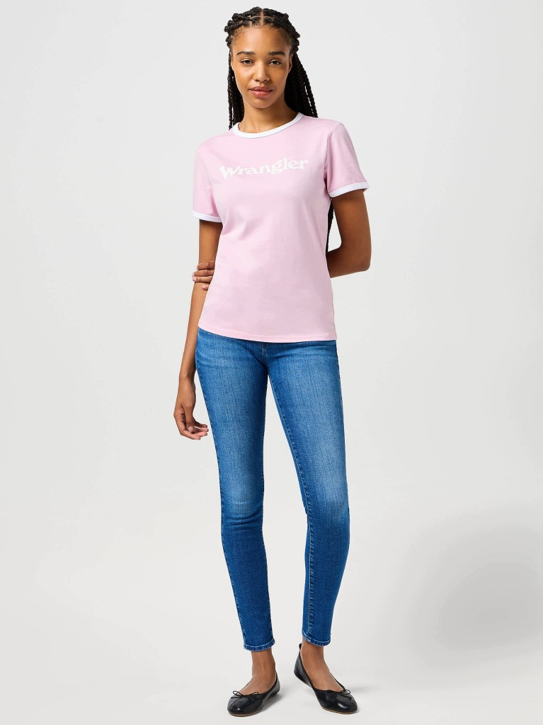 DAMSKIE SPODNIE JEANSOWE WRANGLER SKINNY TIMELESS INDIGO 112362297
