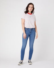 DAMSKIE SPODNIE JEANSOWE WRANGLER SKINNY WONDER BLUES W28K-KR-25M 112128292