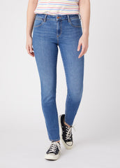 DAMSKIE SPODNIE JEANSOWE WRANGLER SKINNY WONDER BLUES W28K-KR-25M 112128292