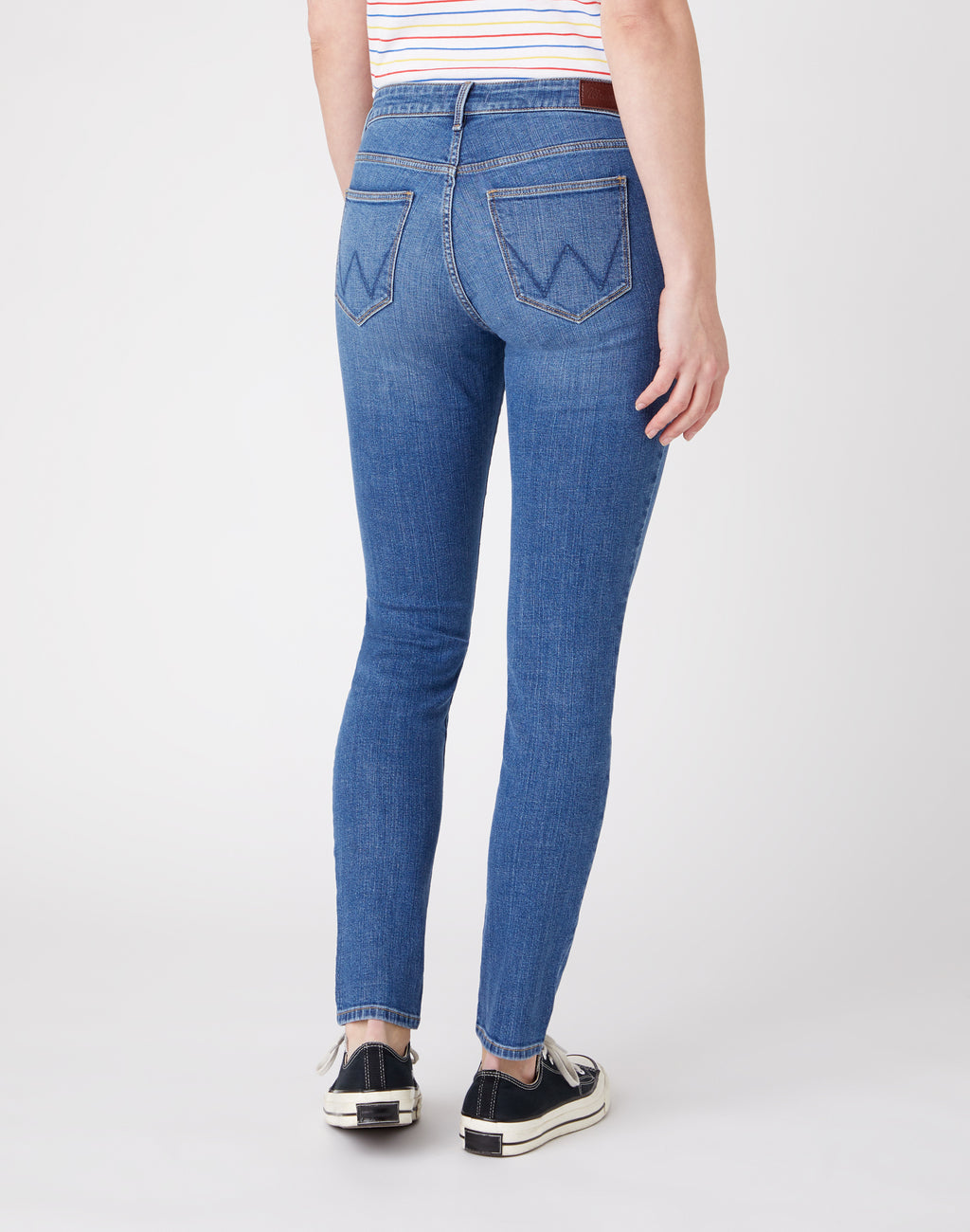 DAMSKIE SPODNIE JEANSOWE WRANGLER SKINNY WONDER BLUES W28K-KR-25M 112128292