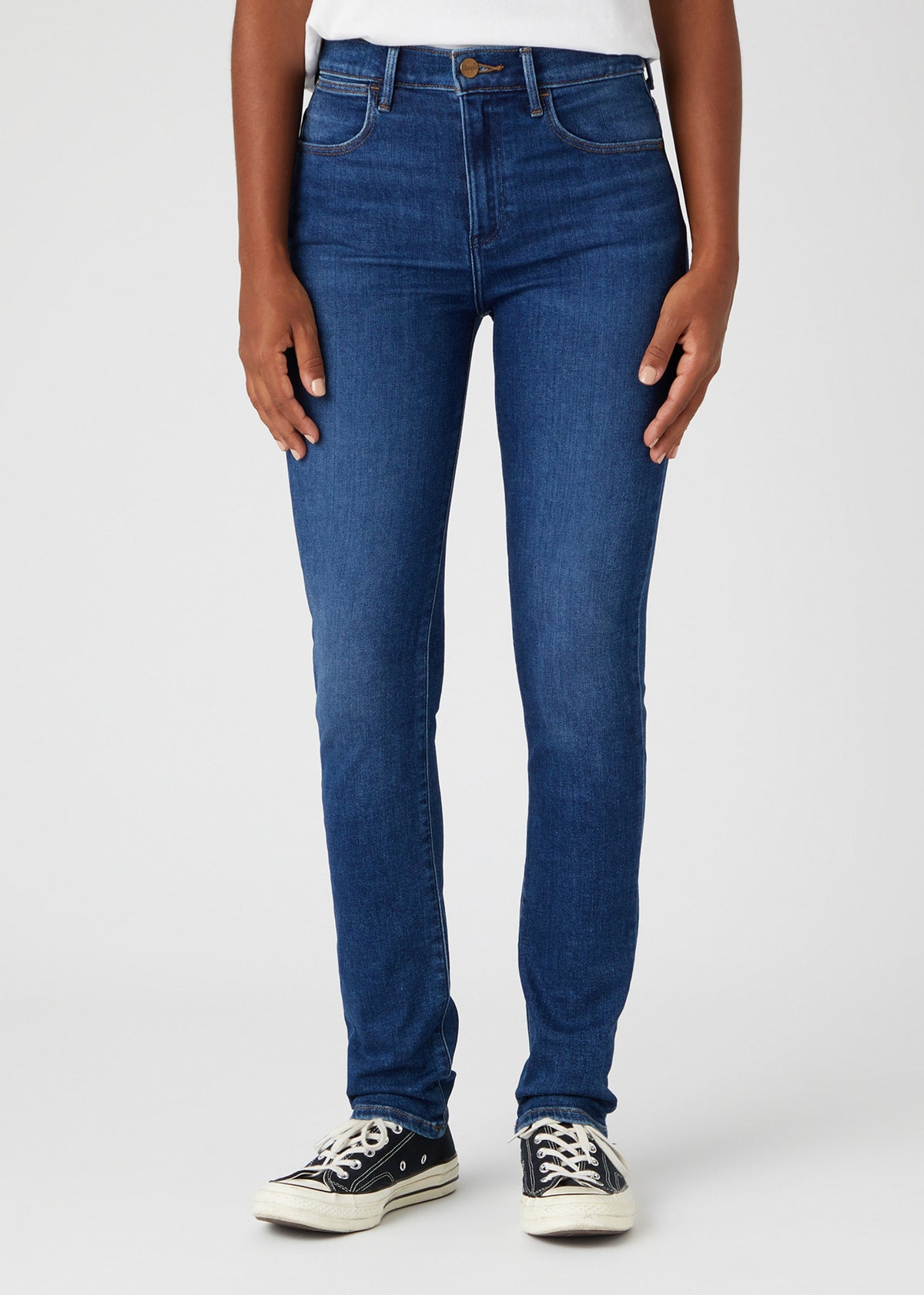 Damskie Spodnie Jeansowe Wrangler Slim Authentic Love 112145952
