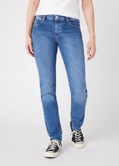 DAMSKIE SPODNIE JEANSOWE WRANGLER SLIM MORE BLUES W28L-KG-53S 112128402