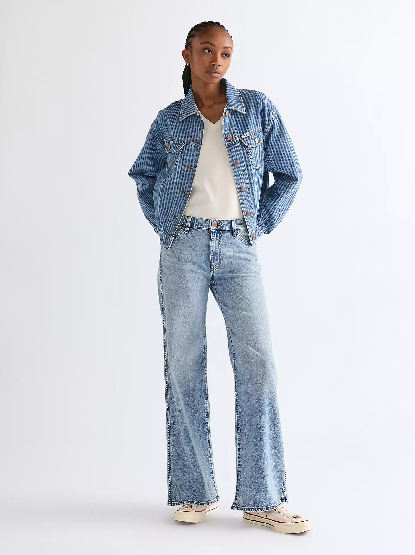 DAMSKIE SPODNIE JEANSOWE WRANGLER WORLD WIDE BUBBLY 112378270