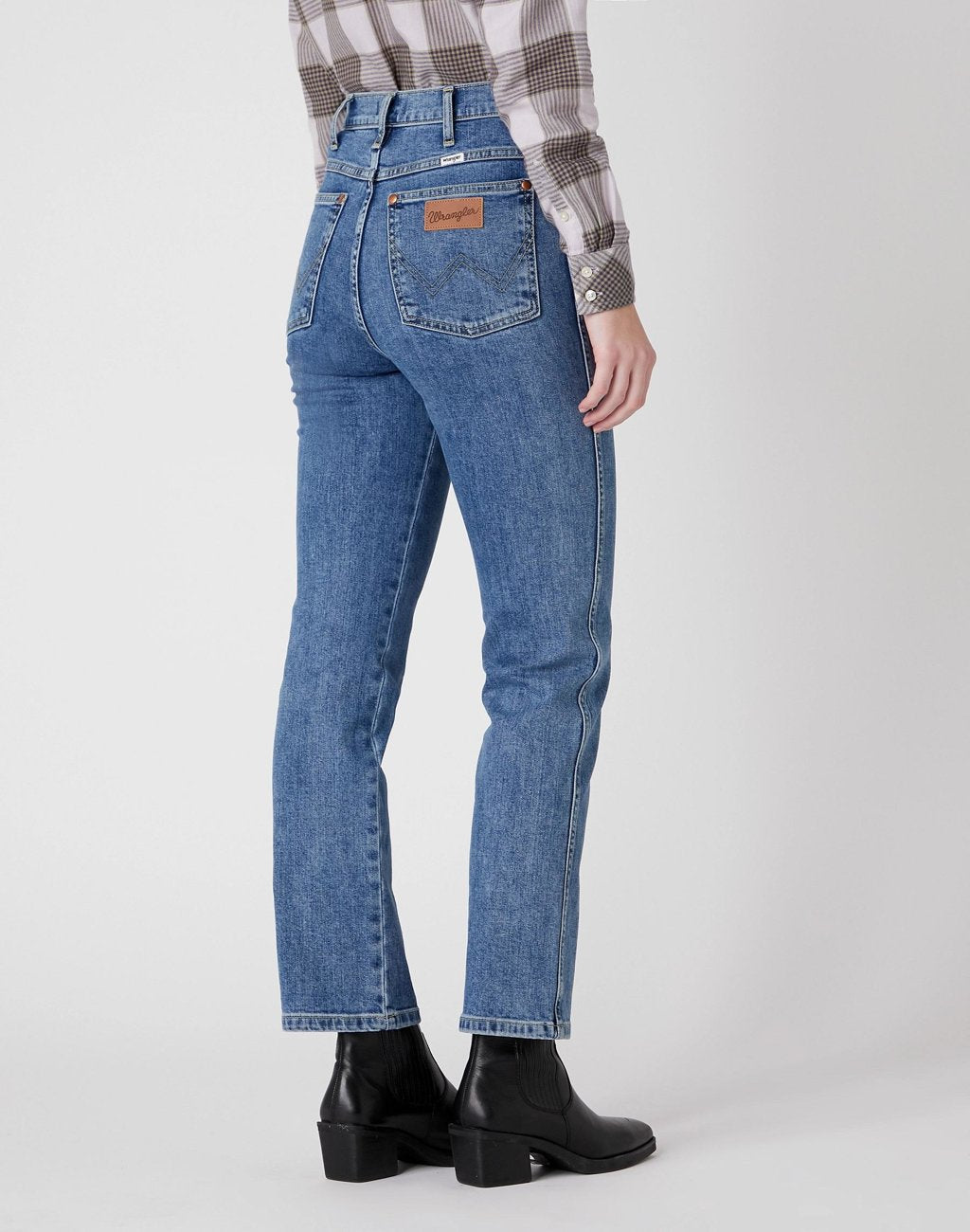 DAMSKIE SPODNIE JENANSOWE WRANGLER HERITAGE FIT - WILD HERITAGE MID W2H2-D2-23H 112128607