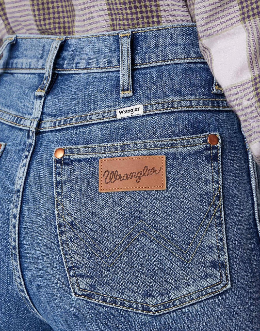 DAMSKIE SPODNIE JENANSOWE WRANGLER HERITAGE FIT - WILD HERITAGE MID W2H2-D2-23H 112128607