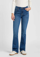 Damskie Spodnie Jeansowe Lee Breese Boot Deep In 112370942