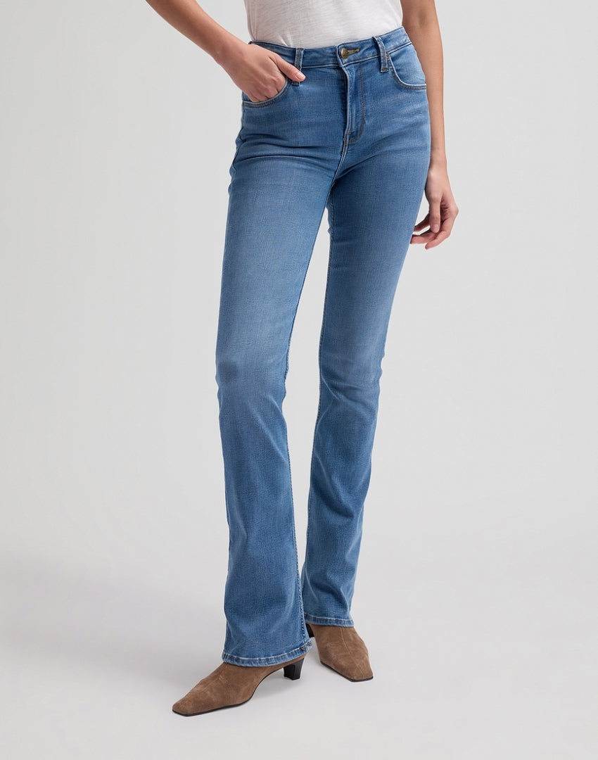 Damskie Spodnie Jeansowe Lee Breese Boot Revitalized 112376482