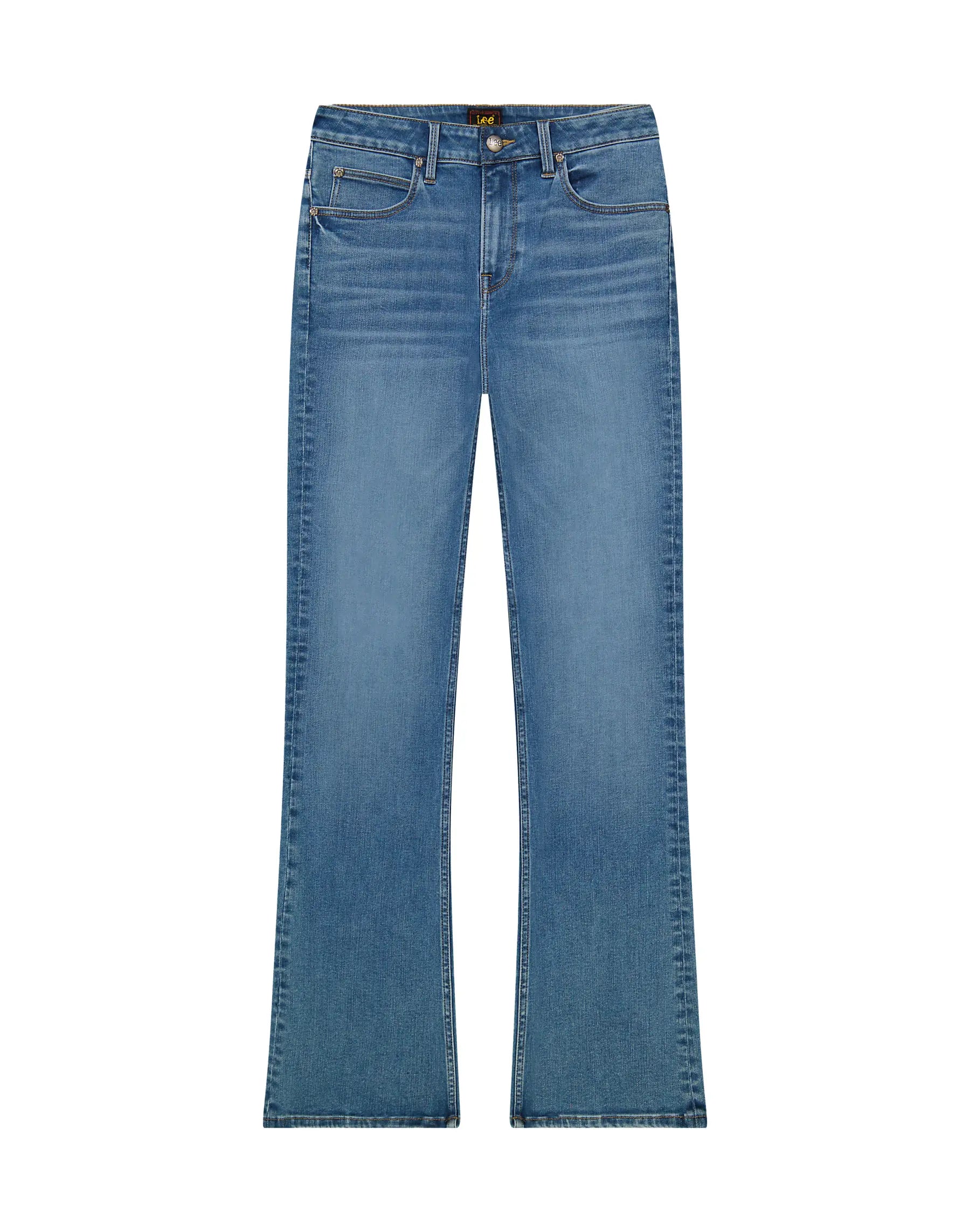 DAMSKIE SPODNIE LEE BREESE BOOT SAPPHIRE POND 112378934