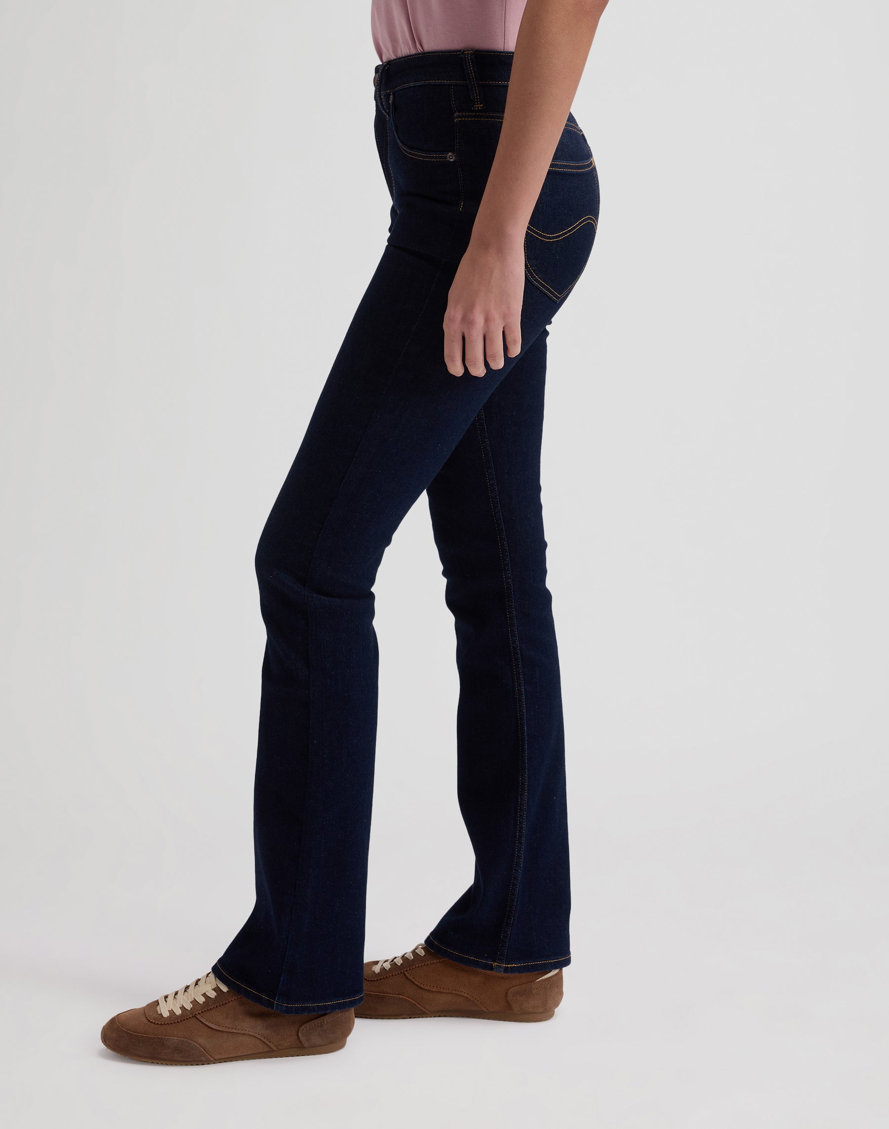 Damskie Spodnie Lee Breese Boot Sea Water 112378782