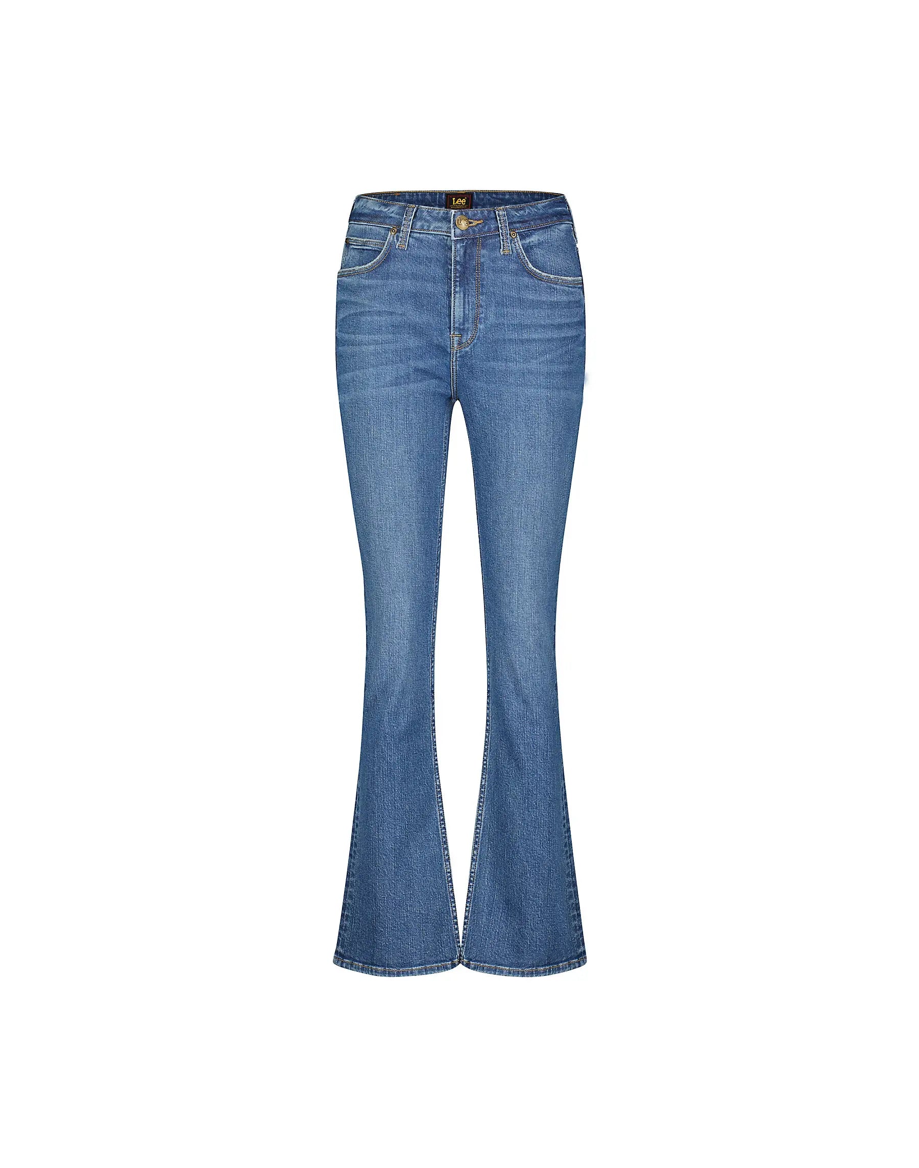 Damskie Spodnie Lee Breese Boot Valiant Blue 112355273