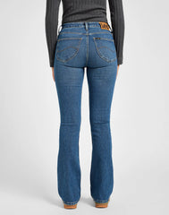 Damskie Spodnie Lee Breese Boot Valiant Blue 112355273
