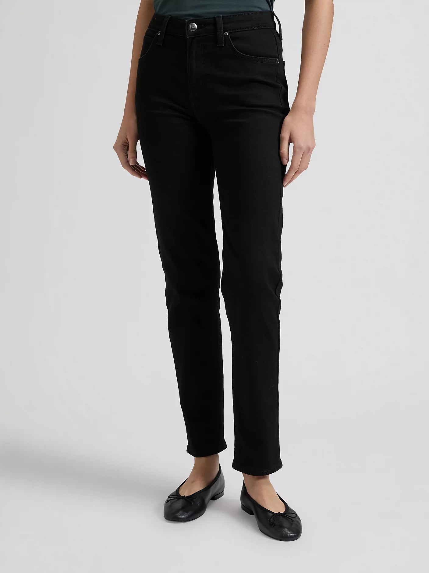 DAMSKIE SPODNIE LEE CAROL BLACK 112376625