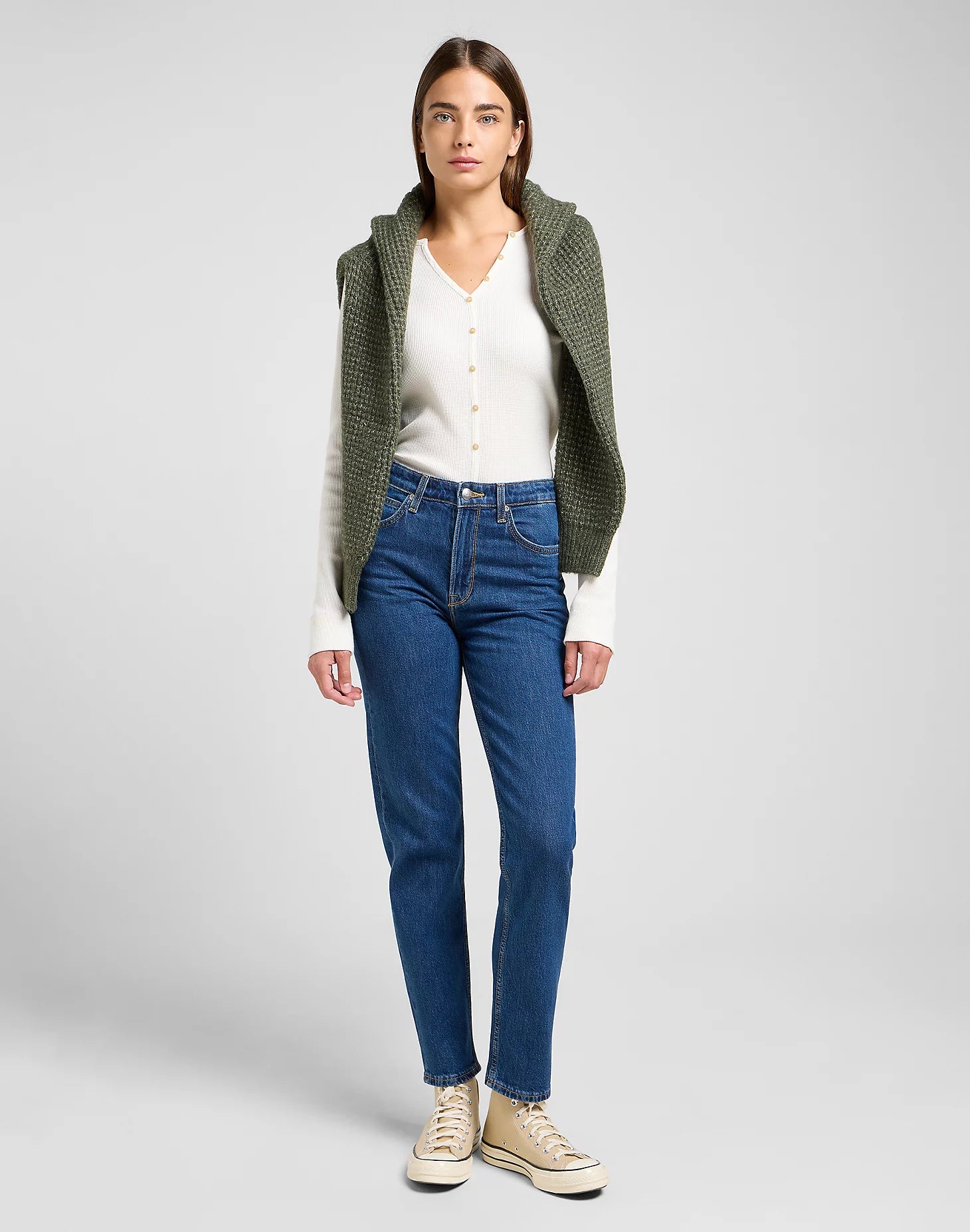 Damskie Spodnie Jeansowe Lee Carol Fresh Berry 112373934