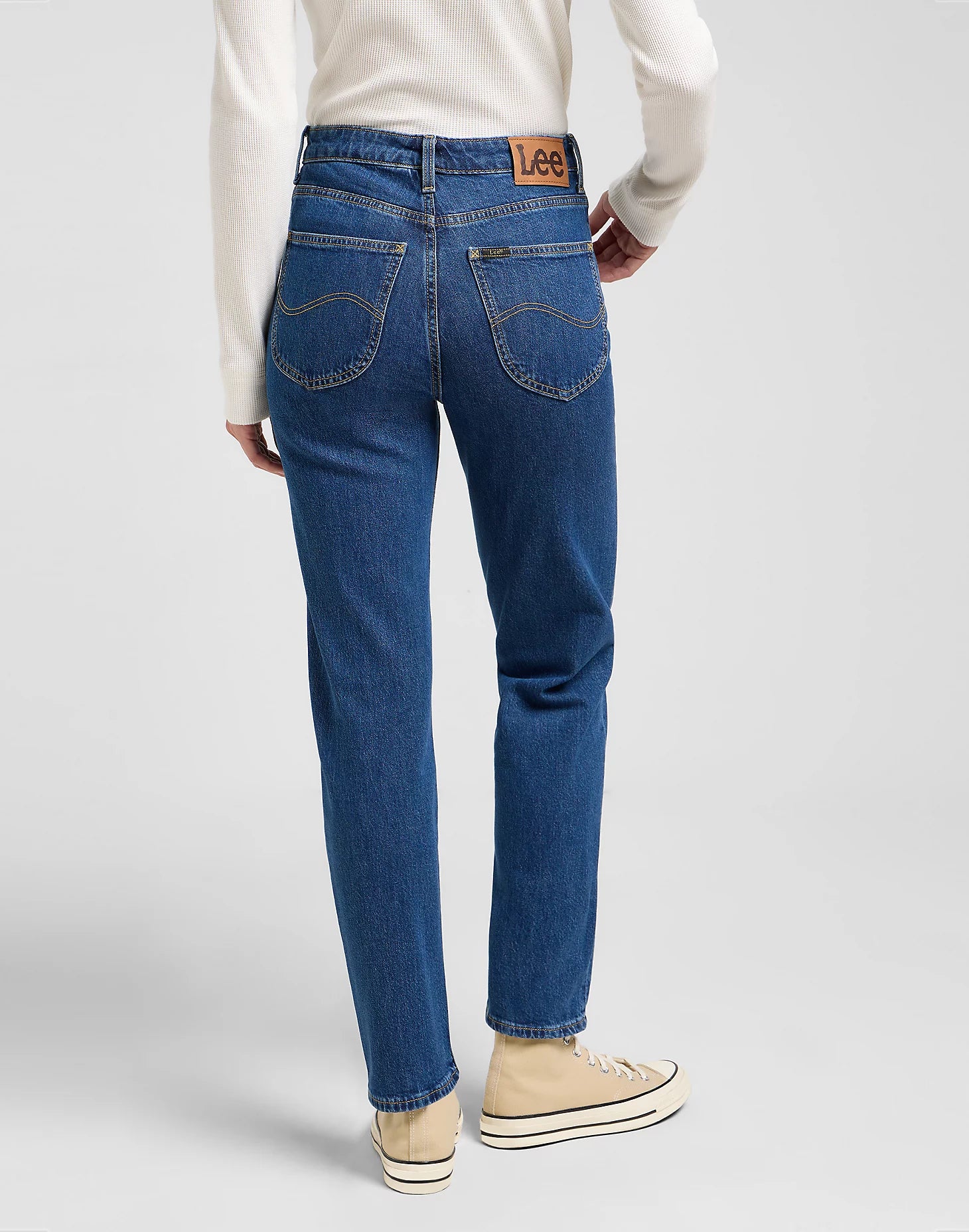 Damskie Spodnie Jeansowe Lee Carol Fresh Berry 112373934