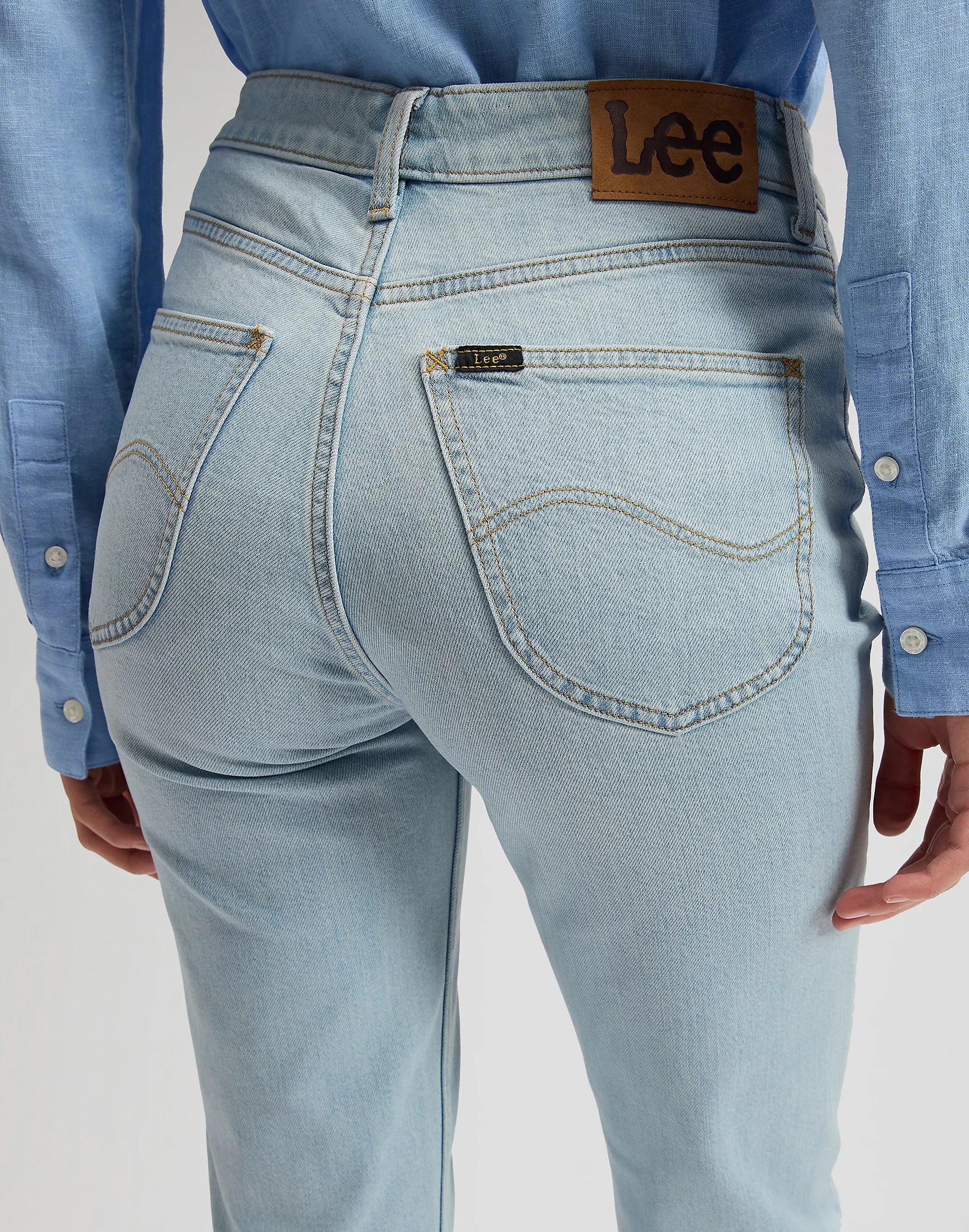 Damskie Spodnie Jeansowe Lee Carol Light Retreat 112376631
