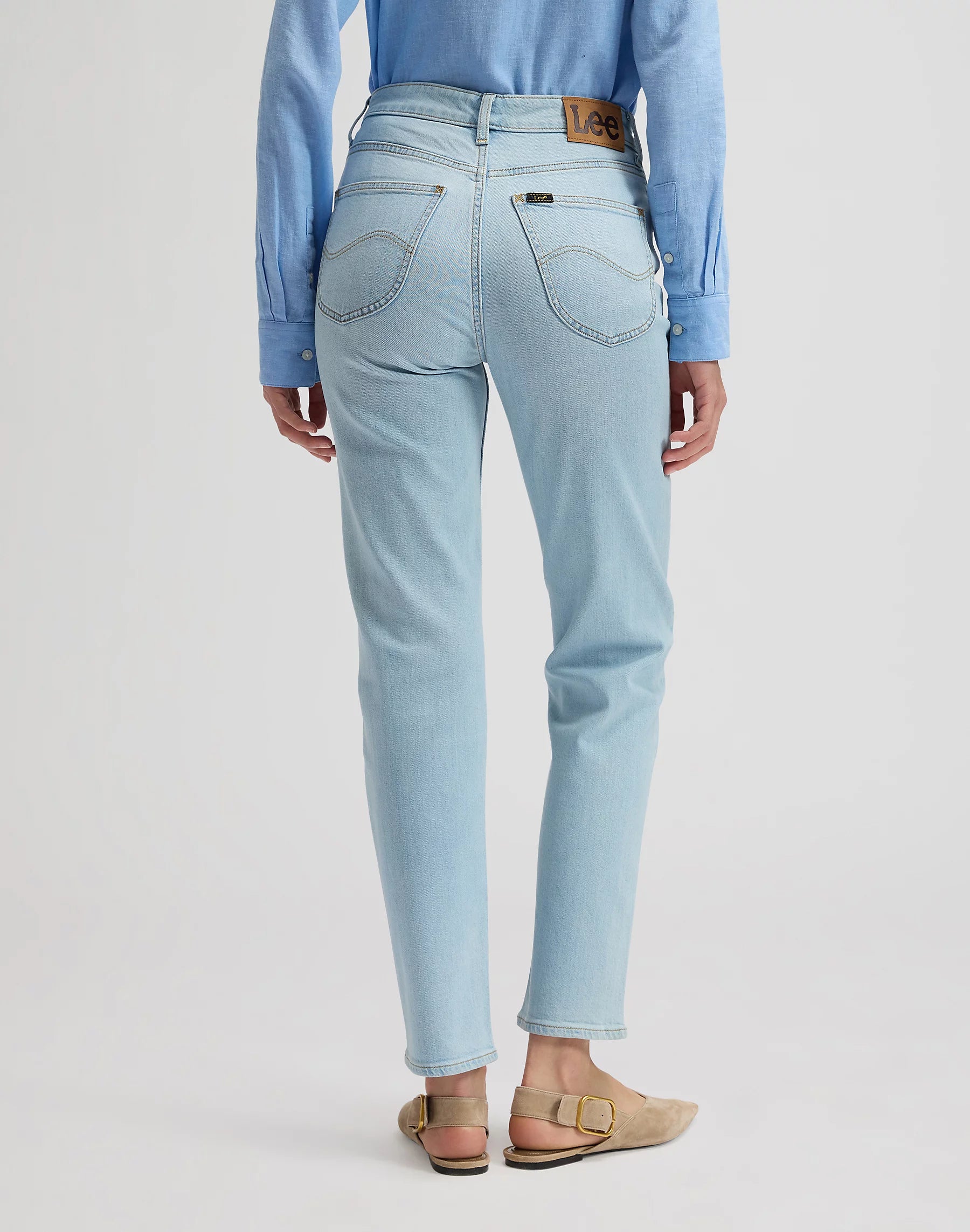Damskie Spodnie Jeansowe Lee Carol Light Retreat 112376631