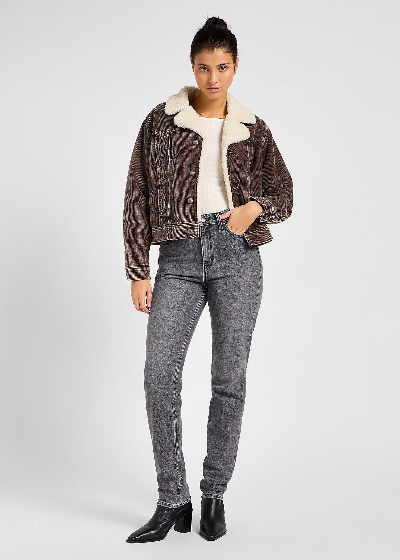 Damskie Spodnie Lee Carol Steel Yourself 112355214