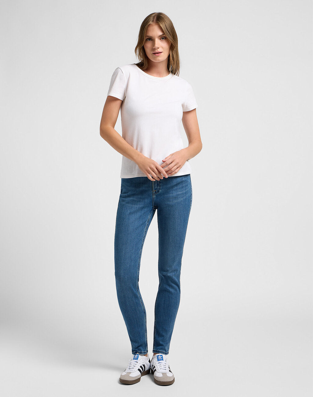 DAMSKIE SPODNIE LEE CBL HR SKINNY EUR SO CHIC L34GUZE28 112340591