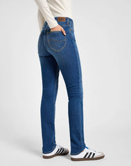 Damskie Spodnie Lee Elly Dark Twist 112355553