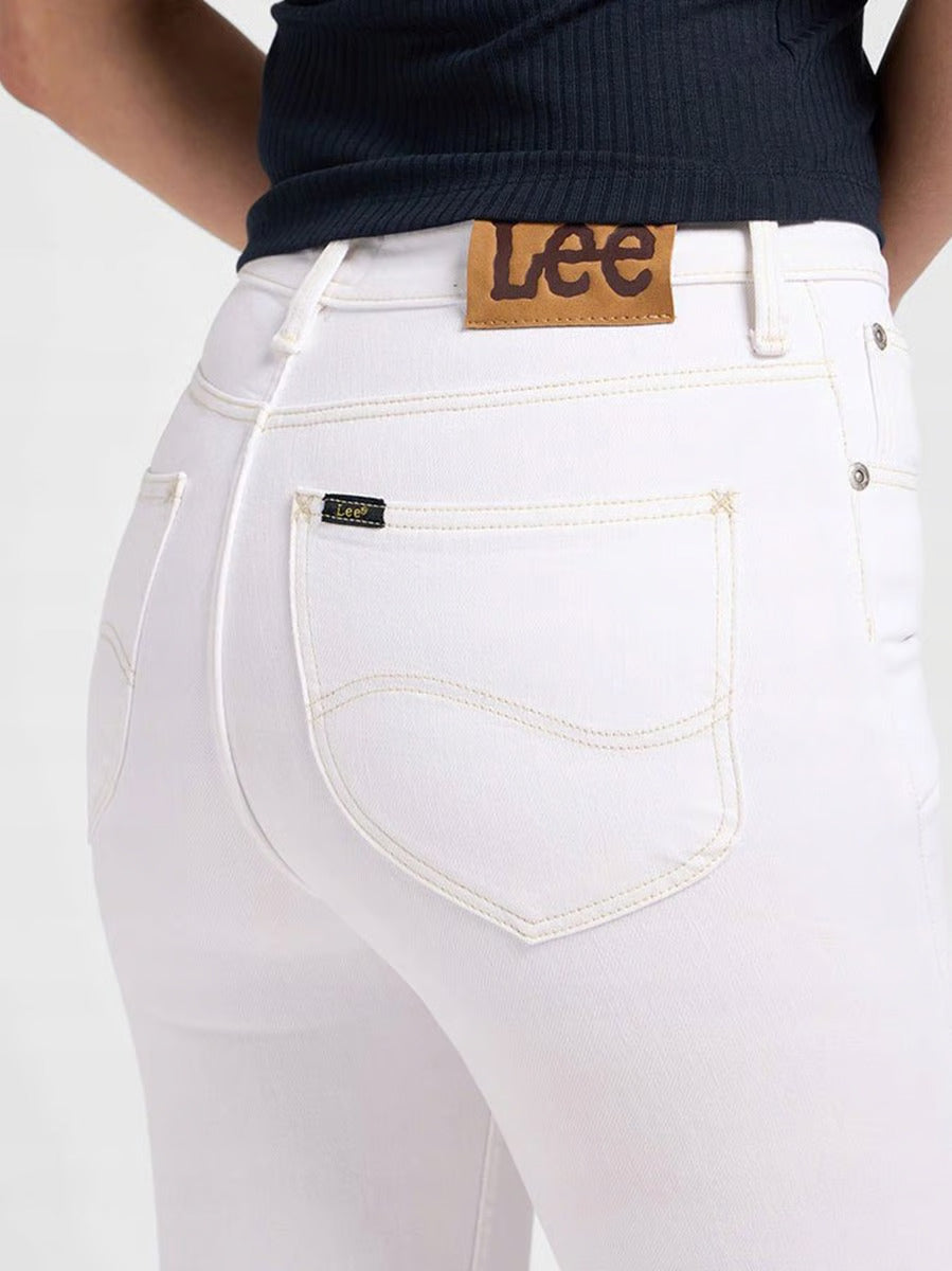 DAMSKIE SPODNIE LEE ELLY ILLUMINATED WHITE 112354515