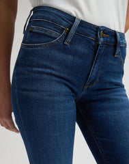 Damskie Spodnie Jeansowe Lee Elly Mid Voyage 112376706