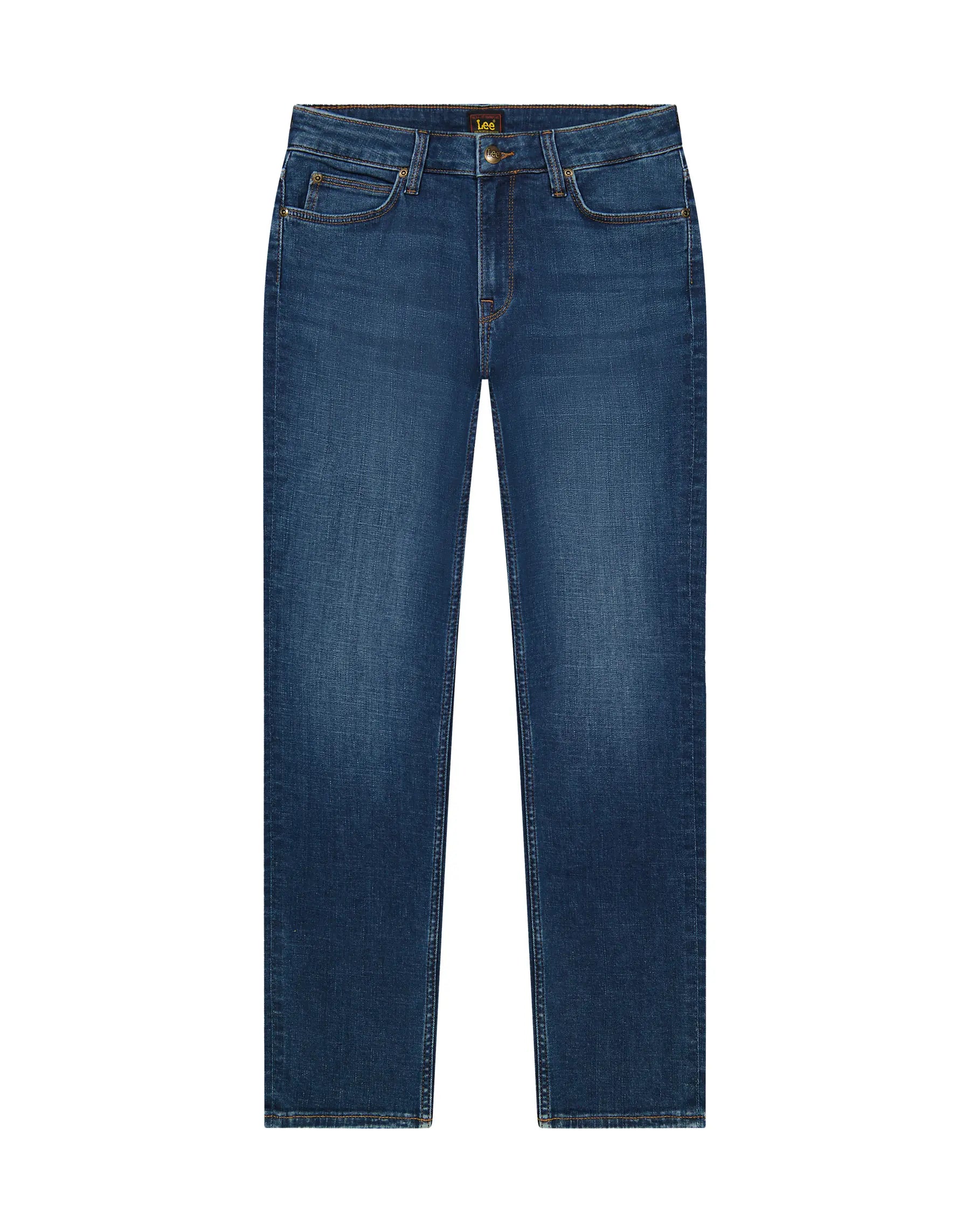 Damskie Spodnie Jeansowe Lee Elly Mid Voyage 112376706