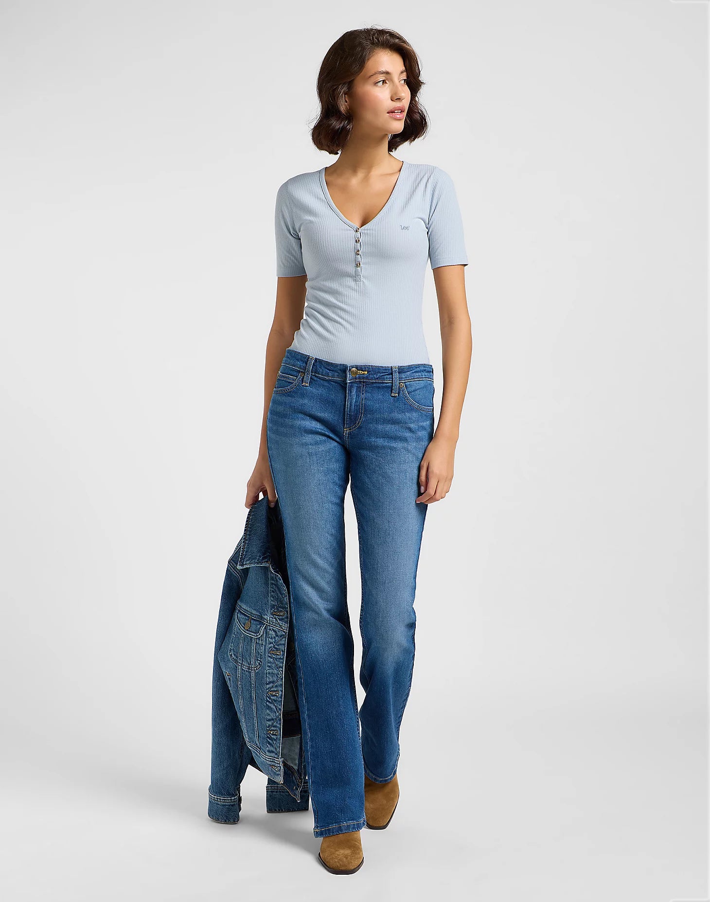 Damskie Spodnie Lee Jessica Extra Strength 112366353