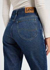 Damskie Spodnie Lee Rider Classic Blue Electricity 112346335