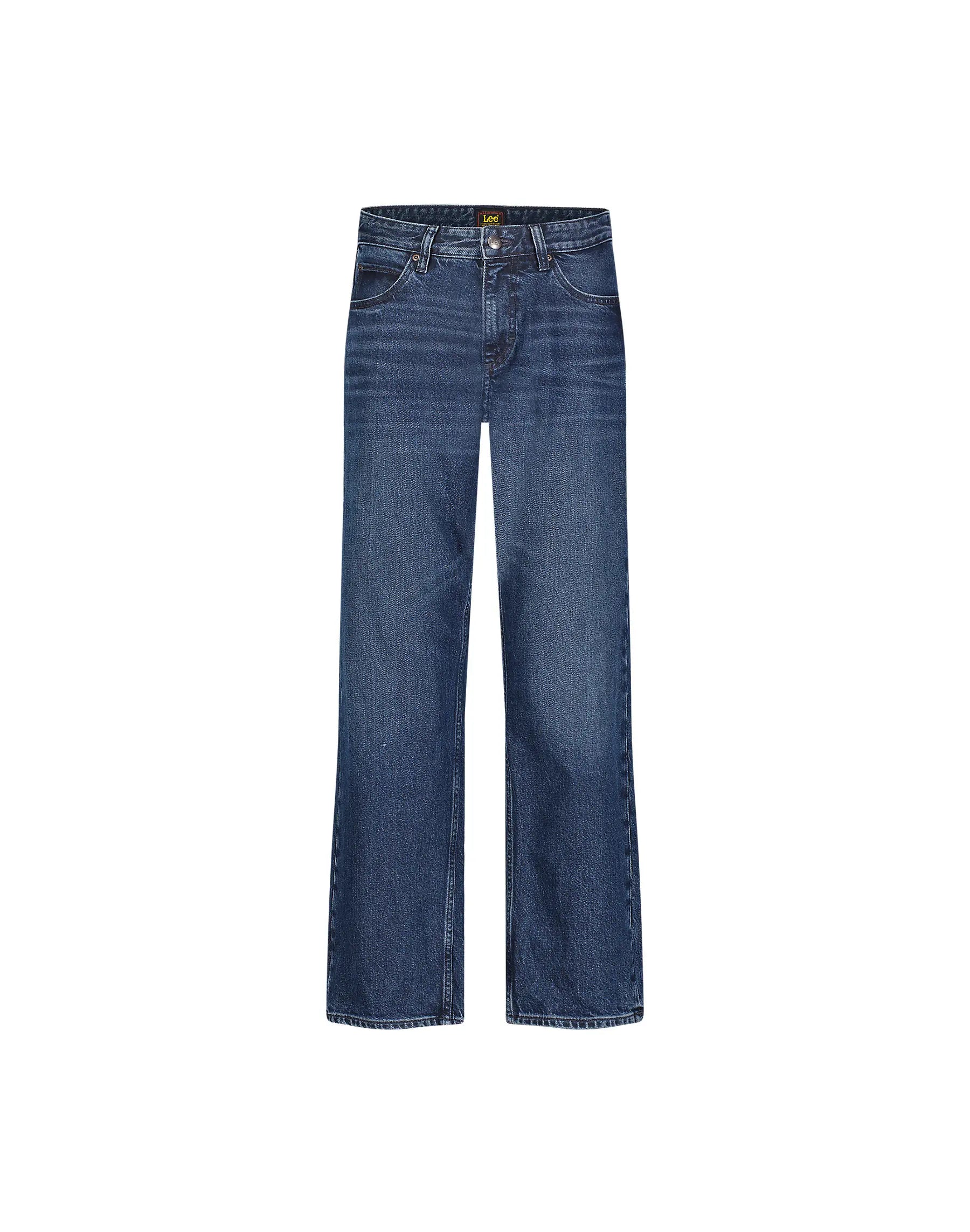 Damskie Spodnie Lee Rider Classic Dark Indigo 112355271