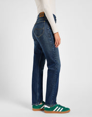 Damskie Spodnie Jeansowe Lee Rider Jeans Hyper Dark 112355235