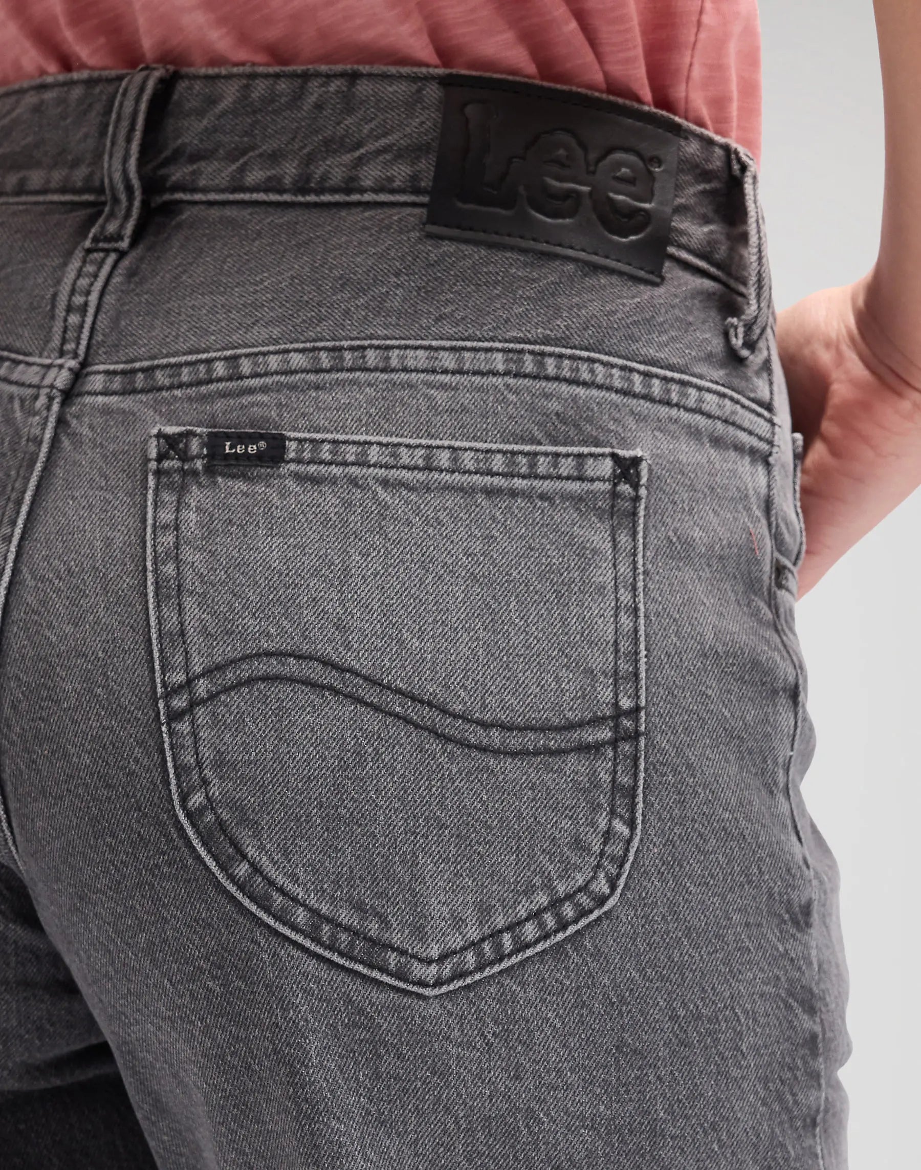 Damskie Spodnie Jeansowe Lee Rider Loose Blackbeery 112376693
