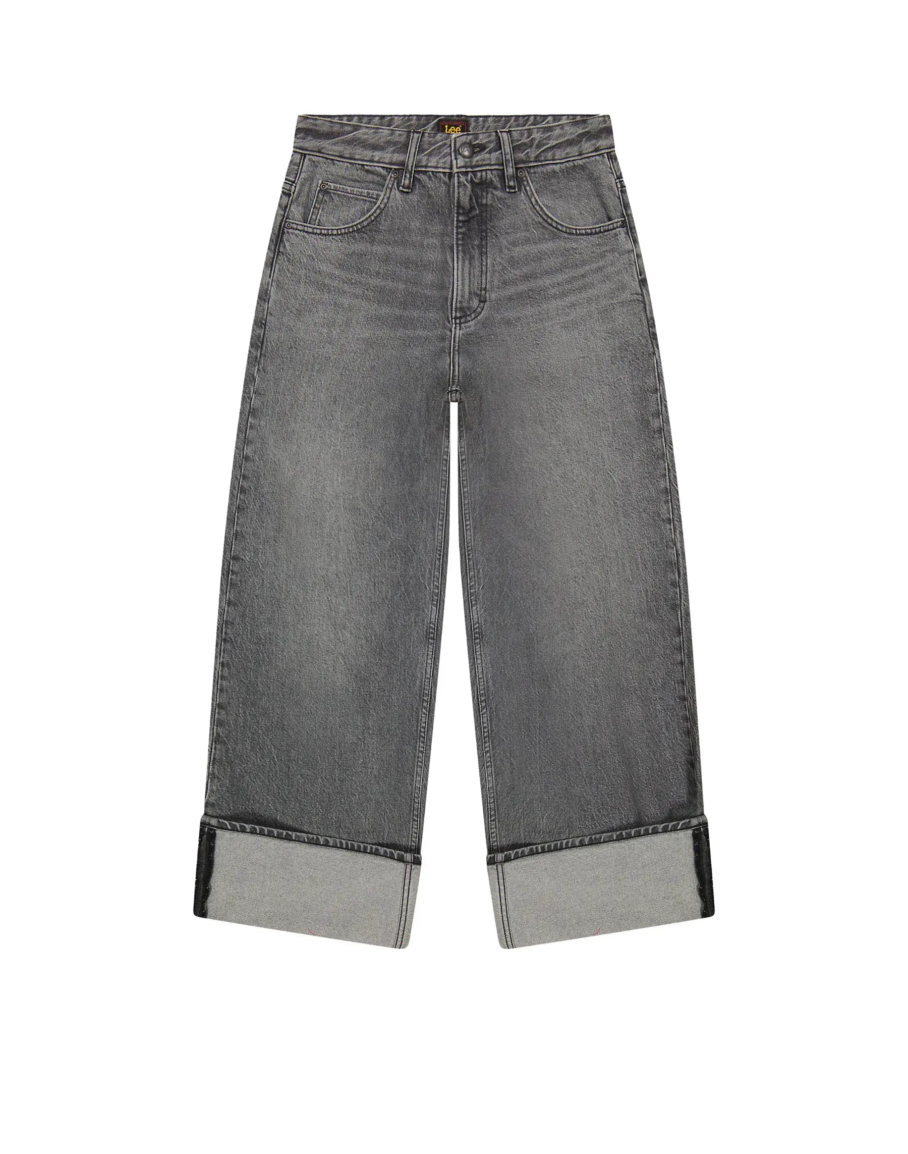 Damskie Spodnie Jeansowe Lee Rider Loose Blackbeery 112376693