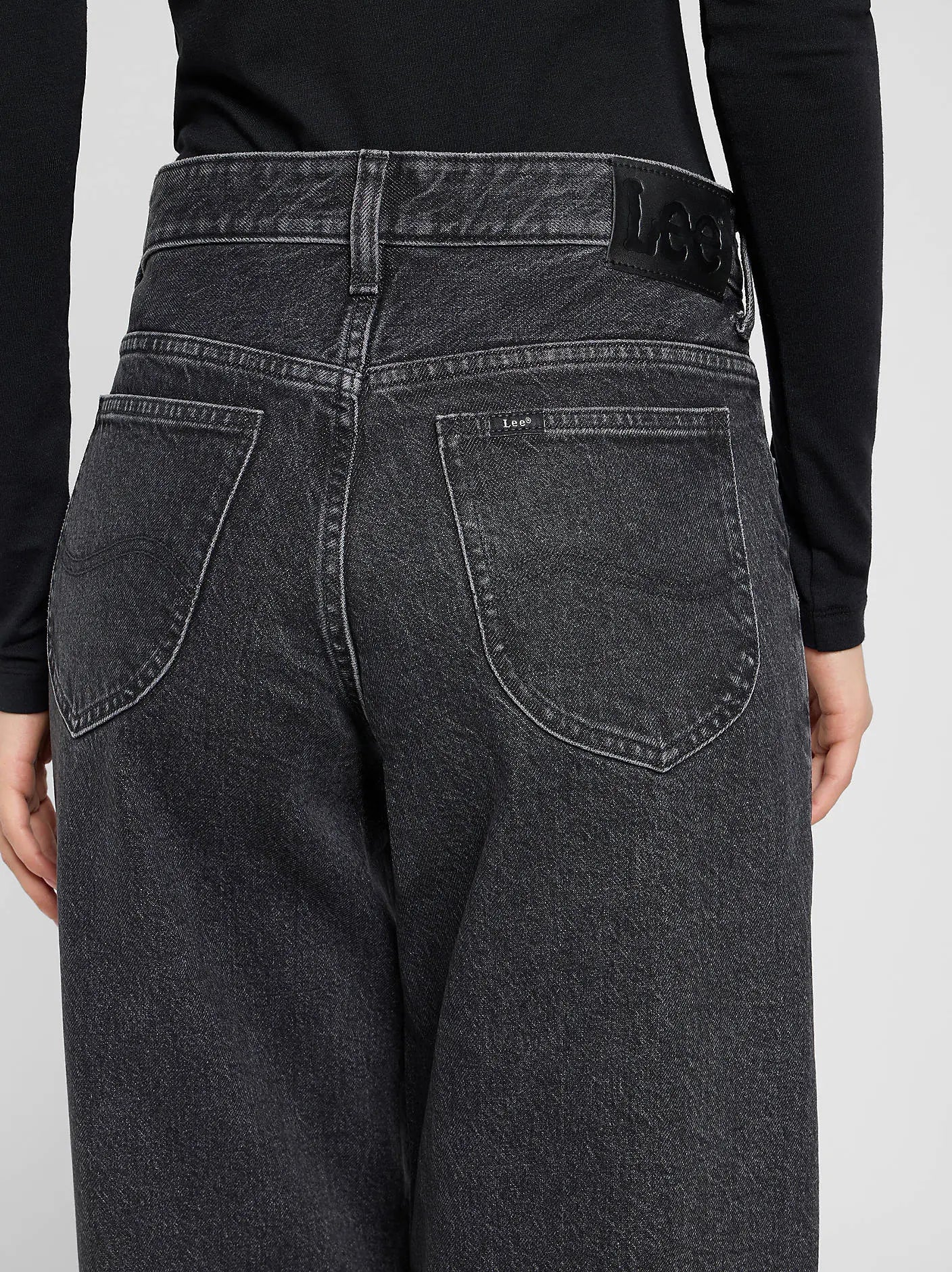 Damskie Spodnie Jeansowe Lee Rider Loose Bygone Era 112370947