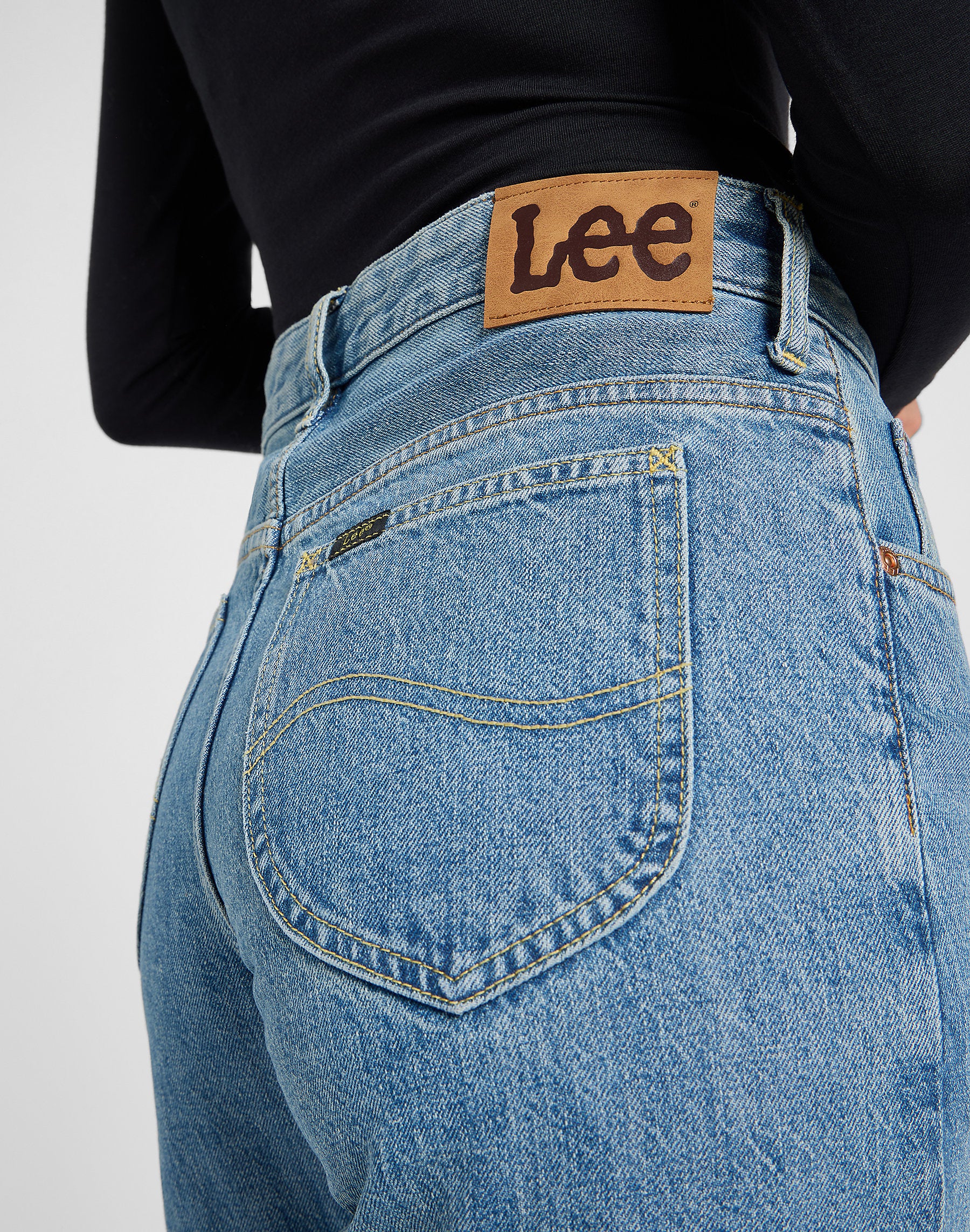 Damskie Spodnie Lee Rider Loose Hidden Isle 112370842