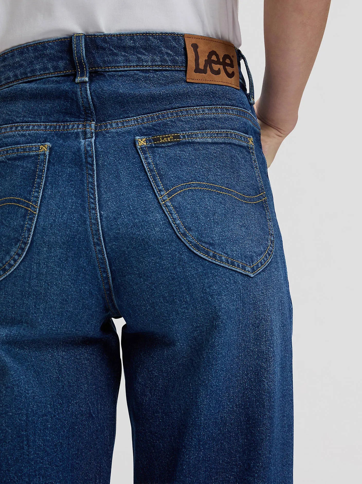 Damskie Spodnie Lee Rider Loose Navy Cast 112378933