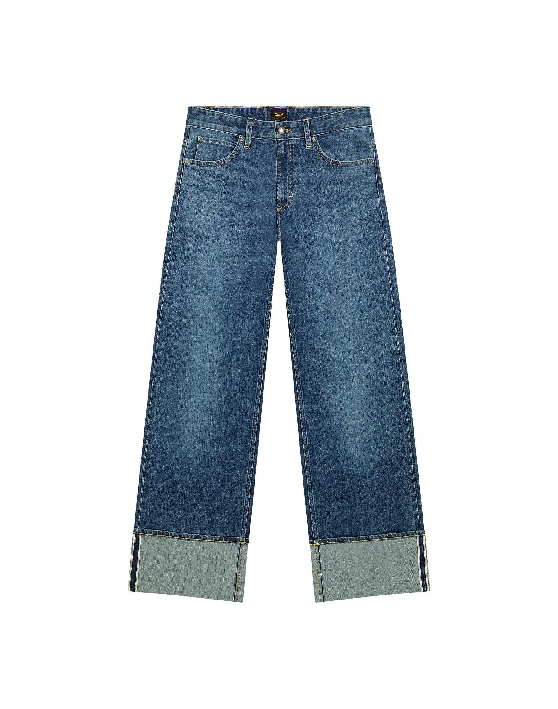 Damskie Spodnie Lee Rider Loose Richter 112378950