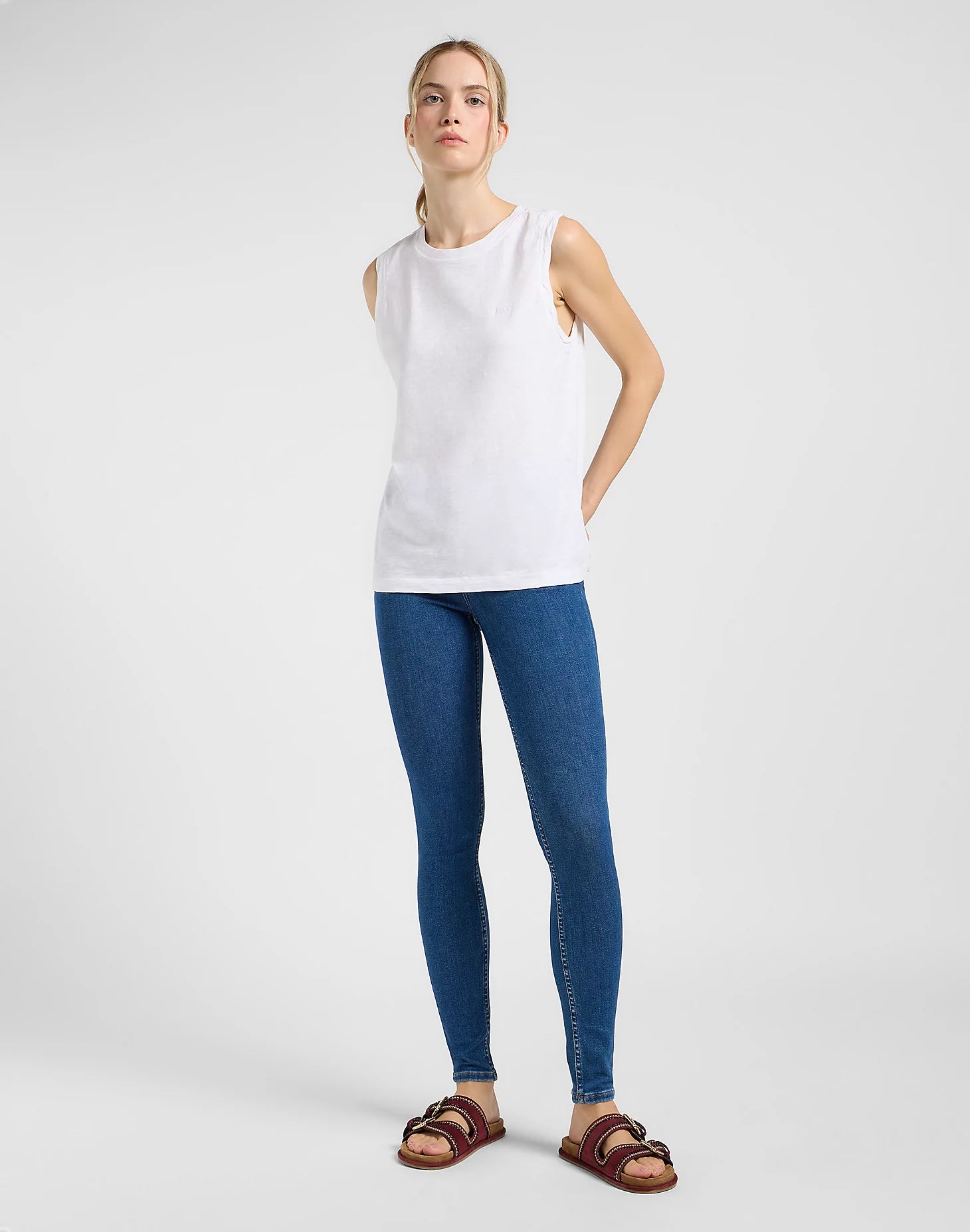 Spodnie Damskie Lee Scarlett High Clean Riley 112363594