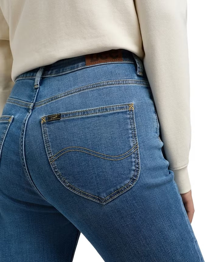 Damskie Spodnie Lee Scarlett High Solar Winds 112351120