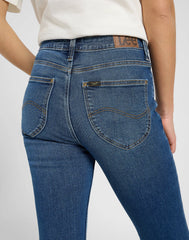 Damskie Spodnie Jeansowe Lee Scarlett High Superior Lake 112371394
