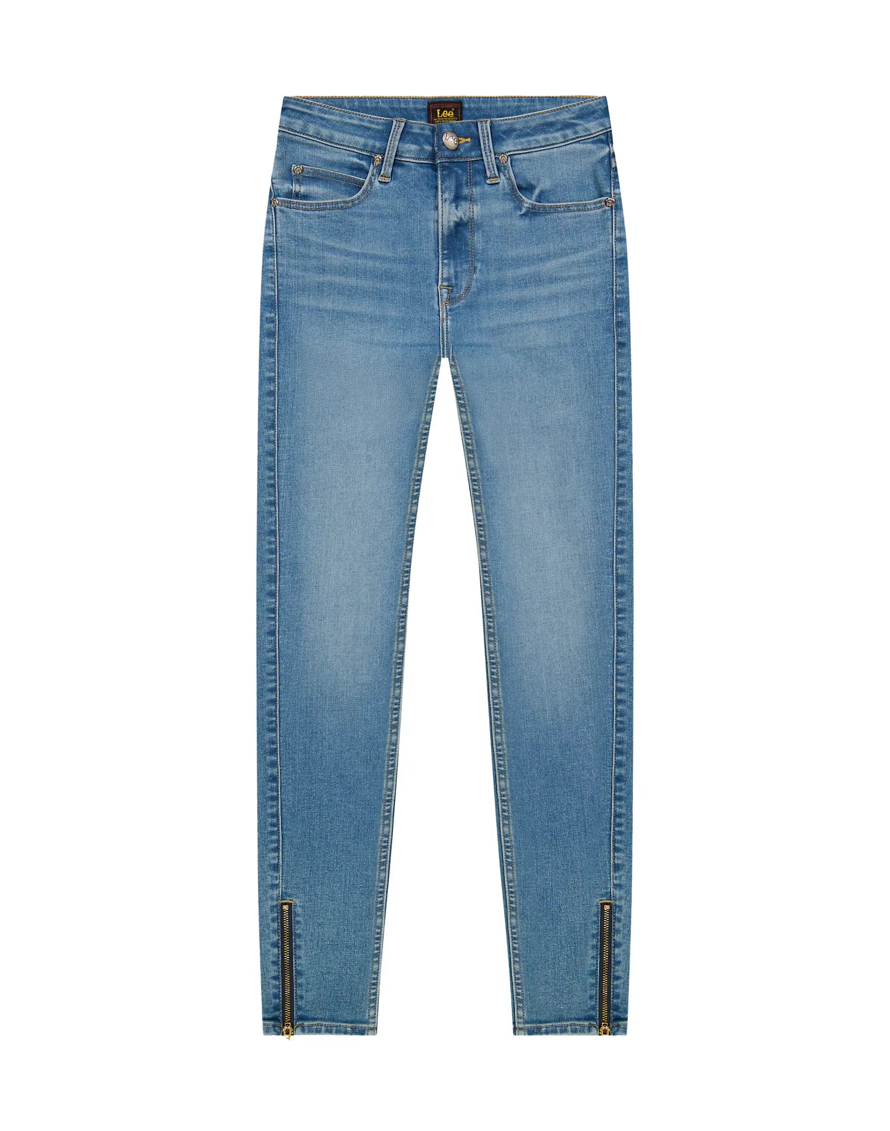 DAMSKIE SPODNIE LEE SCARLETT HIGH ZIP FALLING STONE 112376730