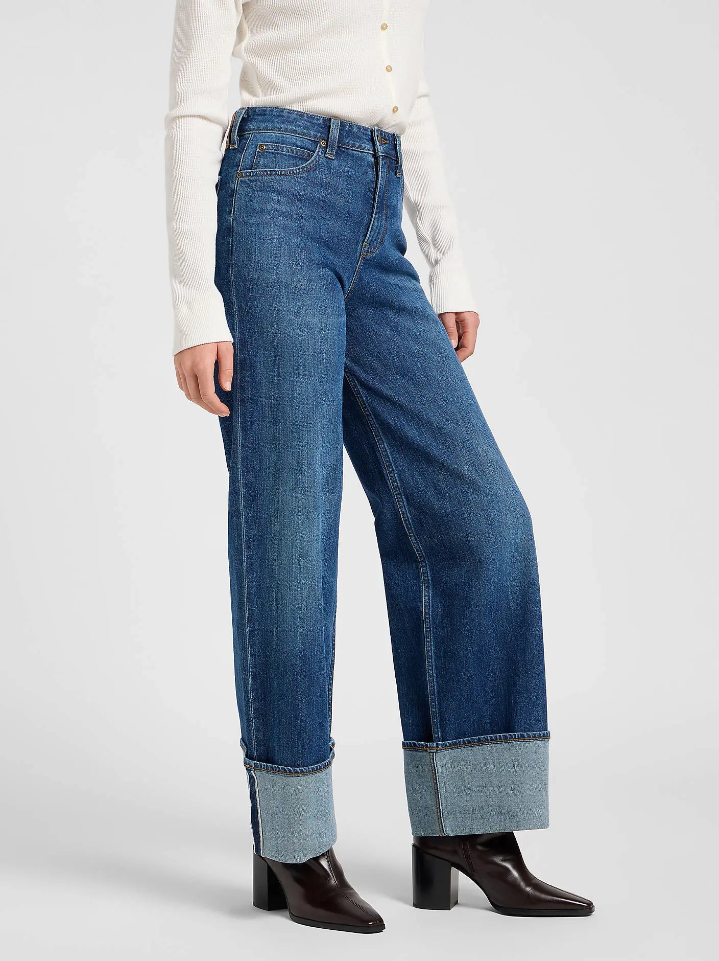 Damskie Spodnie Jeansowe Lee Stella Richter 112373599