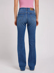 Damskie Spodnie Lee ULC Bootcut Indigo Facet 112350782
