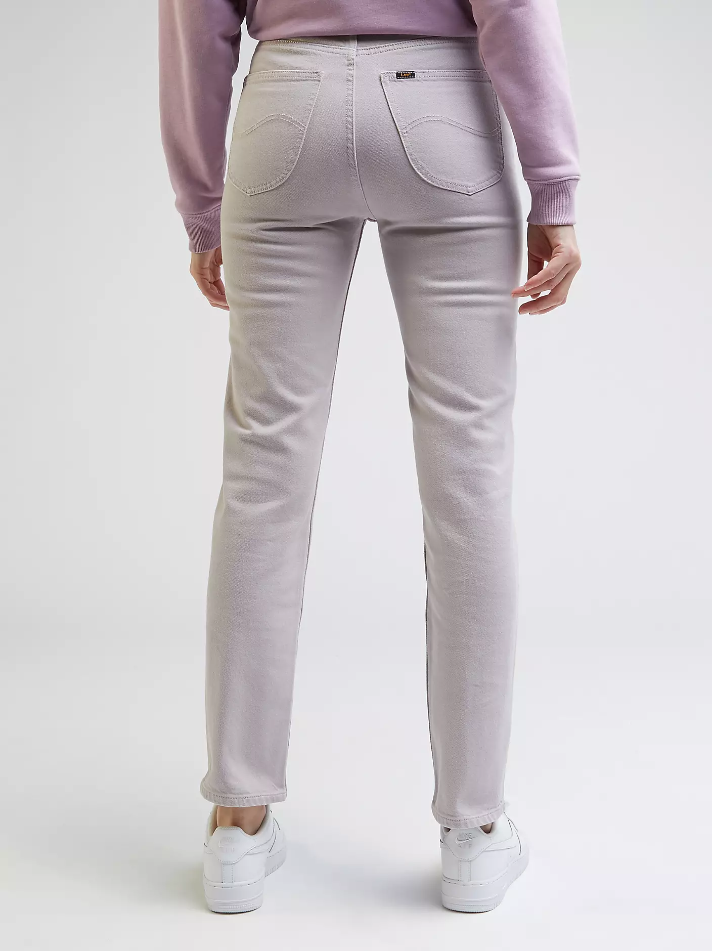 DAMSKIE SPODNIE MATERIAŁOWE LEE CAROL DEEP FOG 112330552