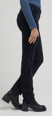 DAMSKIE SPODNIE MATERIAŁOWE LEE MARION STRAIGHT BLACK 112339086