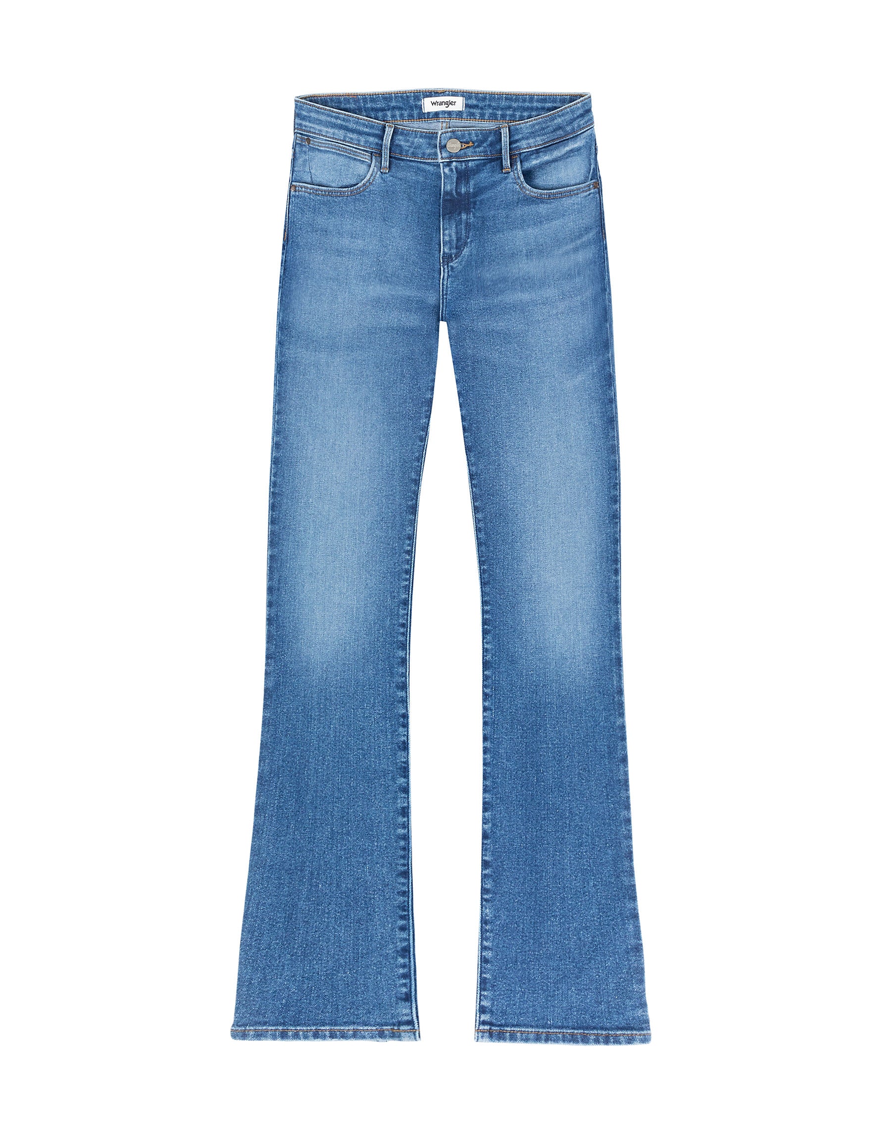 DAMSKIE SPODNIE WRANGLER BOOTCUT RAVEN 112334275